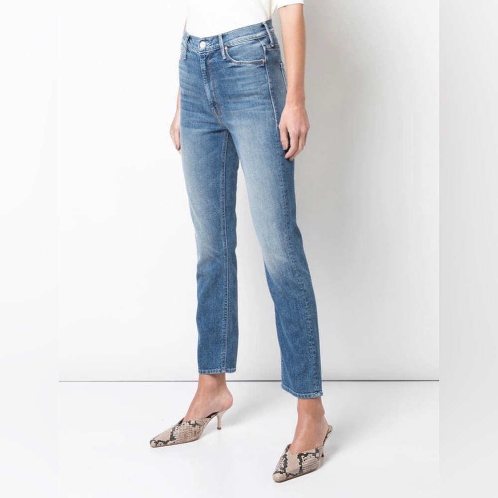 Mother Superior The Dazzler in Cowboys Don’t Cry Wash Crop Fray Raw Hem 24
